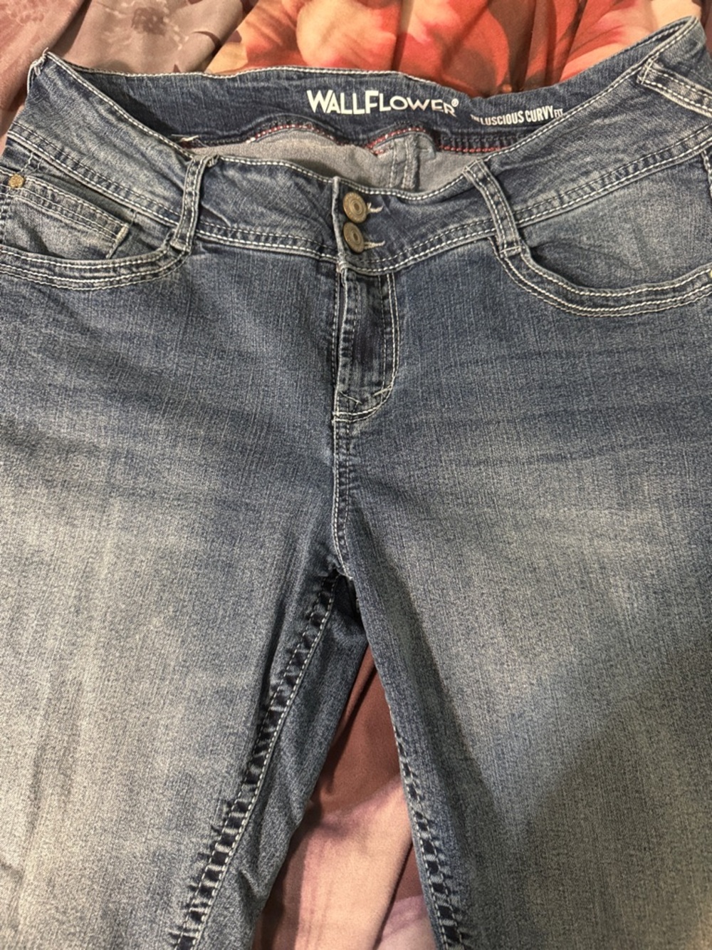 Wallflower Light Blue Skinny Stretch Jeans - Picture 2 of 4